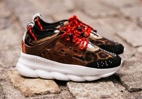 versace shoes chain link|authentic Versace chain reaction sneakers.